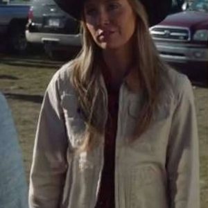 Heartland S16 Amy Fleming Beige Cotton Jacket