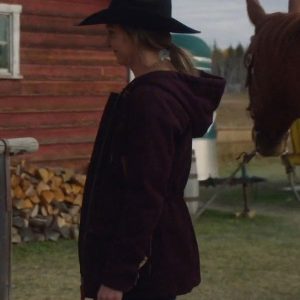 Heartland S16 Amy Fleming Maroon Jacket