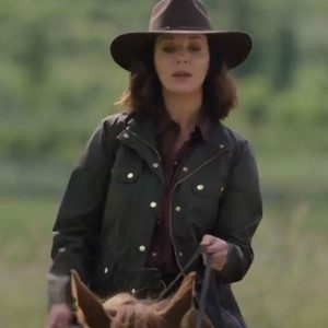 Heartland Samantha Louise Fleming Green Cotton Jacket