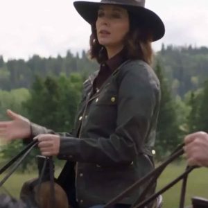 Heartland S17 Samantha Louise Fleming Green Cotton Jacket