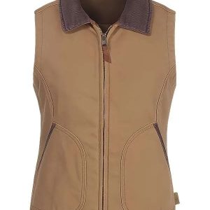 TV Series Heartland S19 Amber Marshall Brown Vest