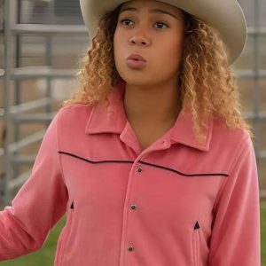 Kamaia Fairburn Heartland S19 Pink Velvet Jacket