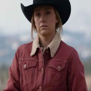Heartland Amy Fleming Red Sherpa Jacket