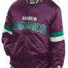 Anaheim Ducks Purple Starter Jacket
