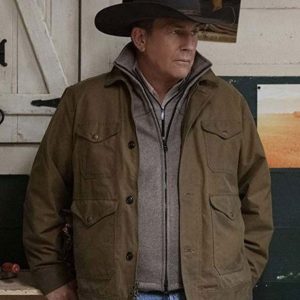 John Dutton Kevin Costner Cotton Jacket