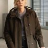 Law and Order SVU S27 Kelli Giddish Brown Hooded Coat