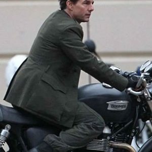 Edge of Tomorrow Tom Cruise Green Wool Coat