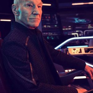 Patrick Stewart TV Series Star Trek Picard S03 Black Jacket
