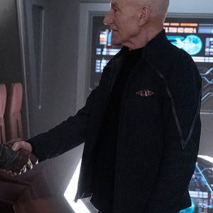 Patrick Stewart Star Trek Picard Season 03 Black Jacket