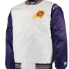 Phoenix Suns White and Purple Jacket
