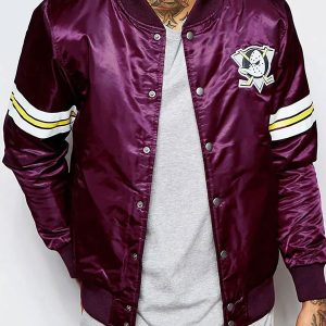 Mighty Ducks Purple Bomber Jacket