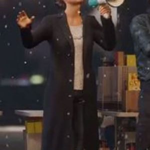 Rio Morales Spider-Man Miles Morales Black Wool Coat