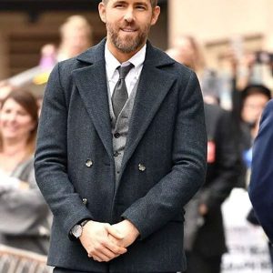 Ryan Reynolds Hollywood Walk of Fame Peacoat