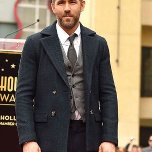 Ryan Reynolds Hollywood Walk of Fame Peacoat