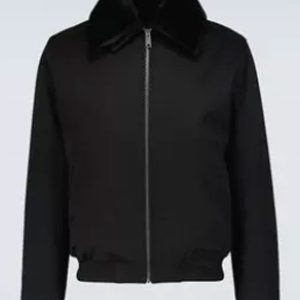 Ryan Reynolds Pokémon Detective Pikachu Black Fur Bomber Jacket