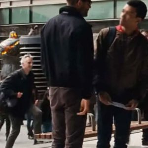 Ryan Reynolds Pokémon Detective Pikachu Fur Bomber Jacket