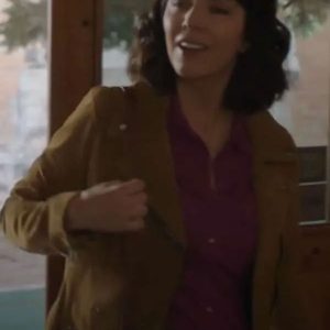 Samantha Louise Fleming Heartland Brown Suede Leather Jacket