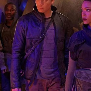 Star Trek Discovery Captain Christopher Pike Black Leather Jacket