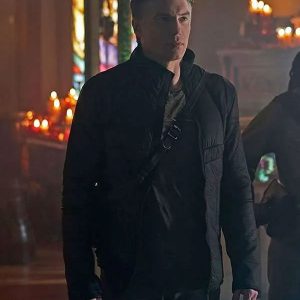 Star Trek Discovery 2019 Captain Christopher Pike Black Leather Jacket