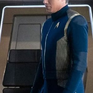 Star Trek Discovery Captain Pike Blue Uniform Jacket