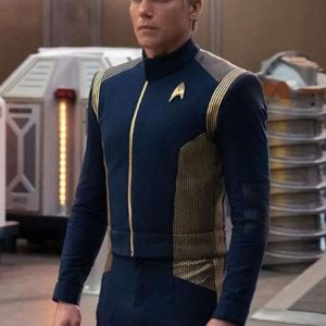 Star Trek Discovery Captain Pike Blue Jacket
