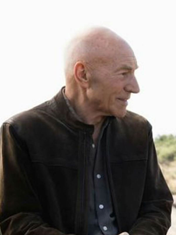 TV Series Star Trek Picard Jean-Luc Picard Suede Leather Jacket