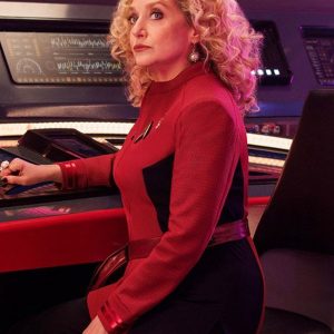Star Trek Strange New Worlds S01 Carol Kane Red Uniform Jacket