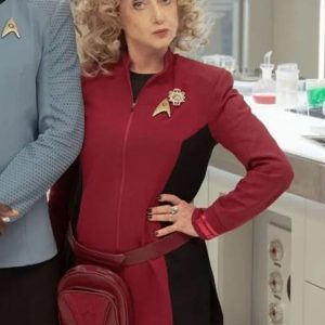 Star Trek Strange New Worlds Carol Kane Red Uniform Jacket