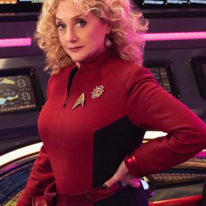 Star Trek Strange New Worlds Carol Kane Red Costume Jacket