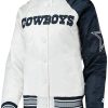 Dallas Cowboys Endzone Satin Bomber Jacket