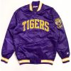 LSU Tigers Purple Satin Jacket