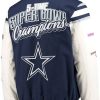 Super Bowl 5x Champions Dallas Cowboys Varsity Jacket