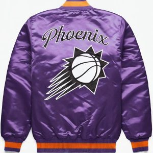 Phoenix Suns Purple Bomber Jacket