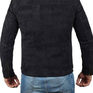 Tom Cruise Mission Impossible Fall Out Black Suede Jacket