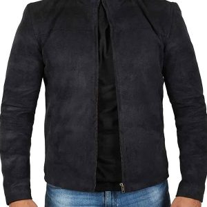 Tom Cruise Mission Impossible 6 Black Suede Leather Jacket