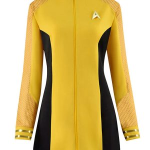 Una Chin-Riley Star Trek Strange New Worlds Black and Yellow Costume Jacket