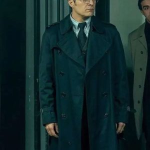 Claudio Santamaria The Big Fake Black Trench Coat