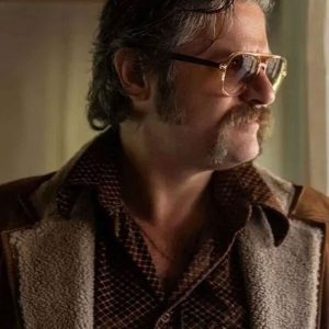 Edoardo Pesce The Big Fake Shearling Brown Suede Leather Blazer