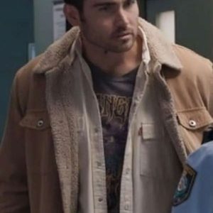 Home and Away Nicholas Cartwright Brown Sherpa Jacket