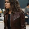 May Grant 9-1-1 S09 Leather Jacket