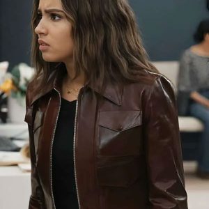 May Grant 9-1-1 S09 Leather Jacket