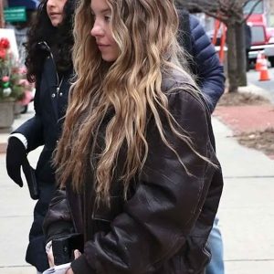 Sydney Sweeney The Housemaid 2026 Leather Jacket